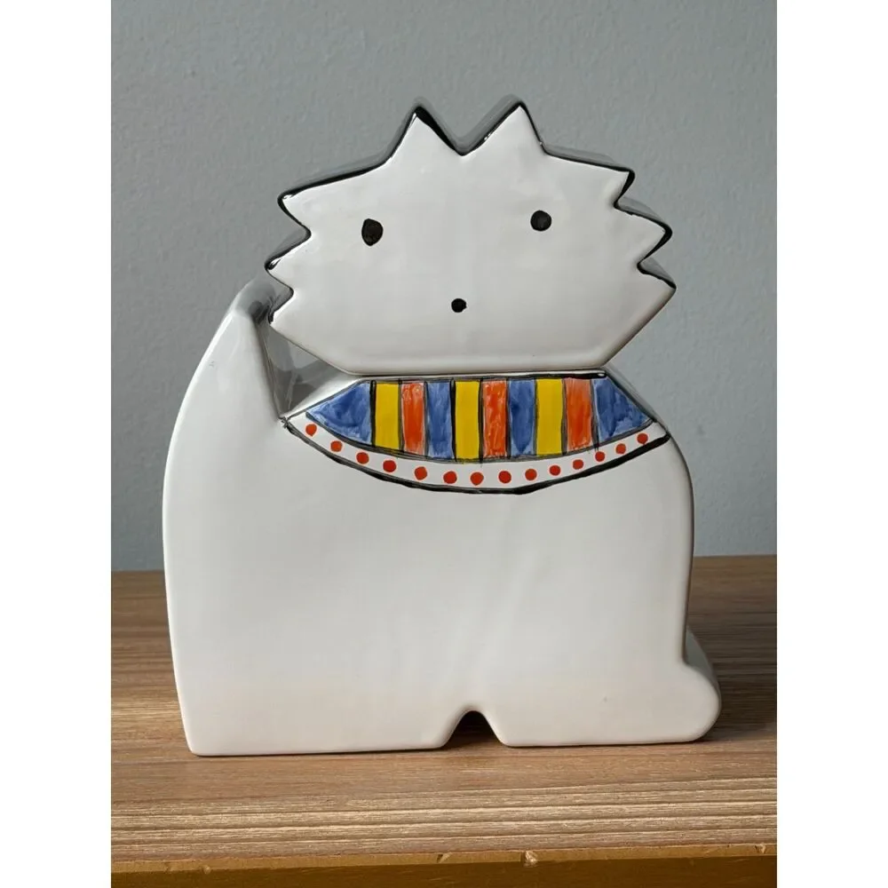 Rare Friends Abstract Cat Lidded Cookie Jar | Annee Goodchild | Portugal